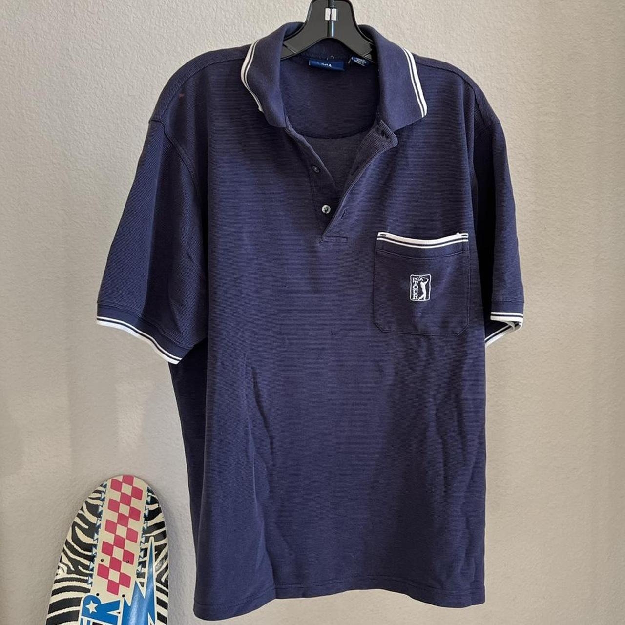 PGA Tour Mens Polo. Vintage PGA tour shirt from... - Depop