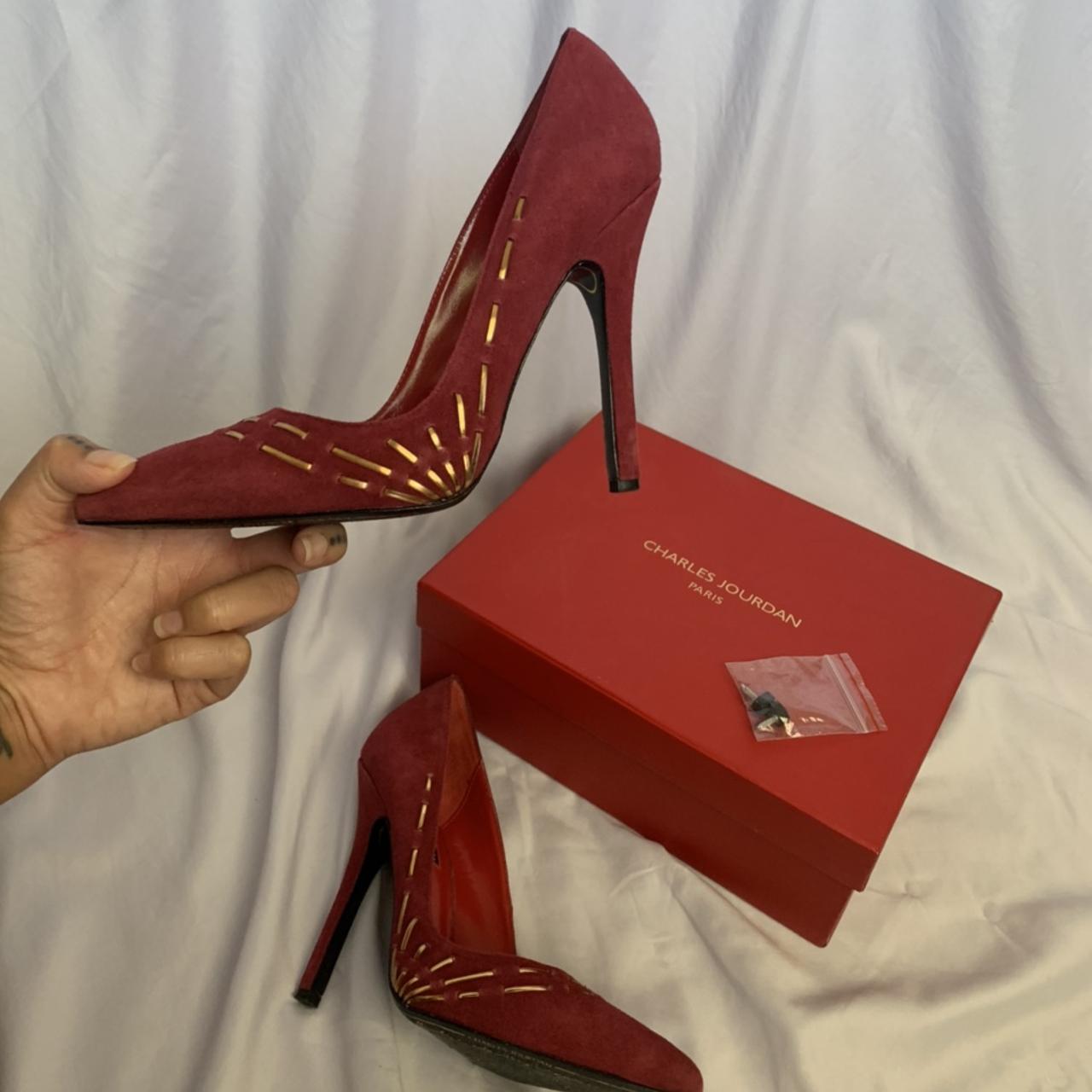 Nordstrom Women's Burgundy and Red Courts Depop