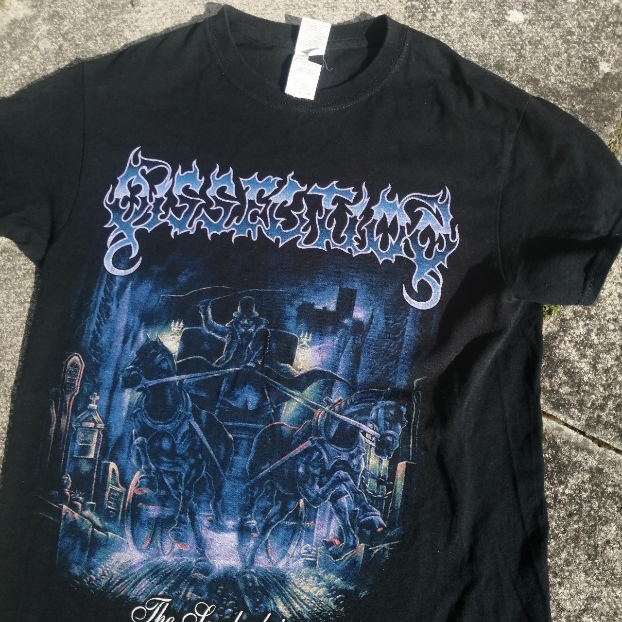 Black metal dissection band tee Size small - Depop