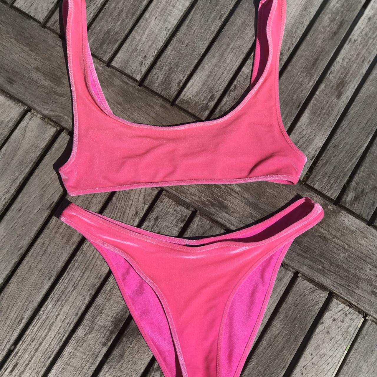 Triangl pink sales velvet bikini