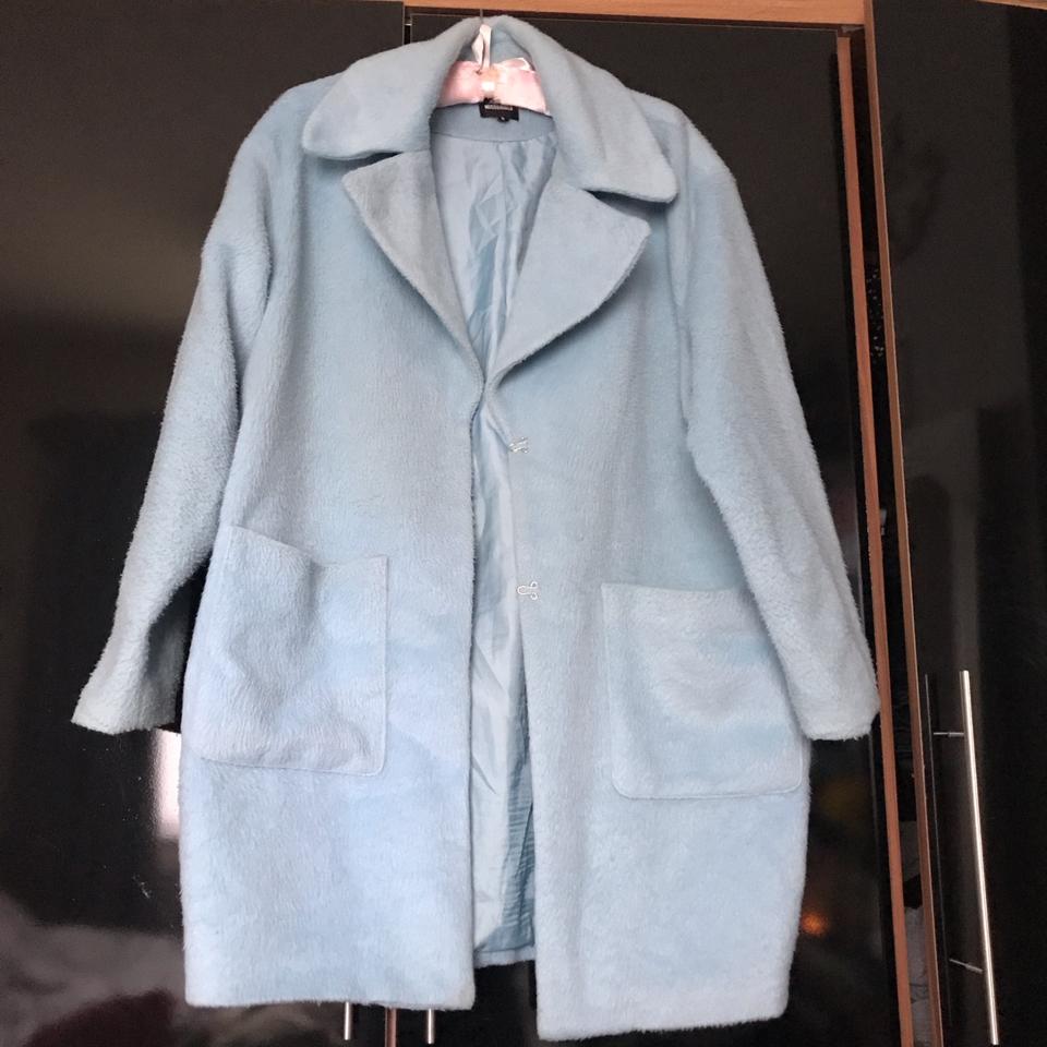 Missguided shop blue coat