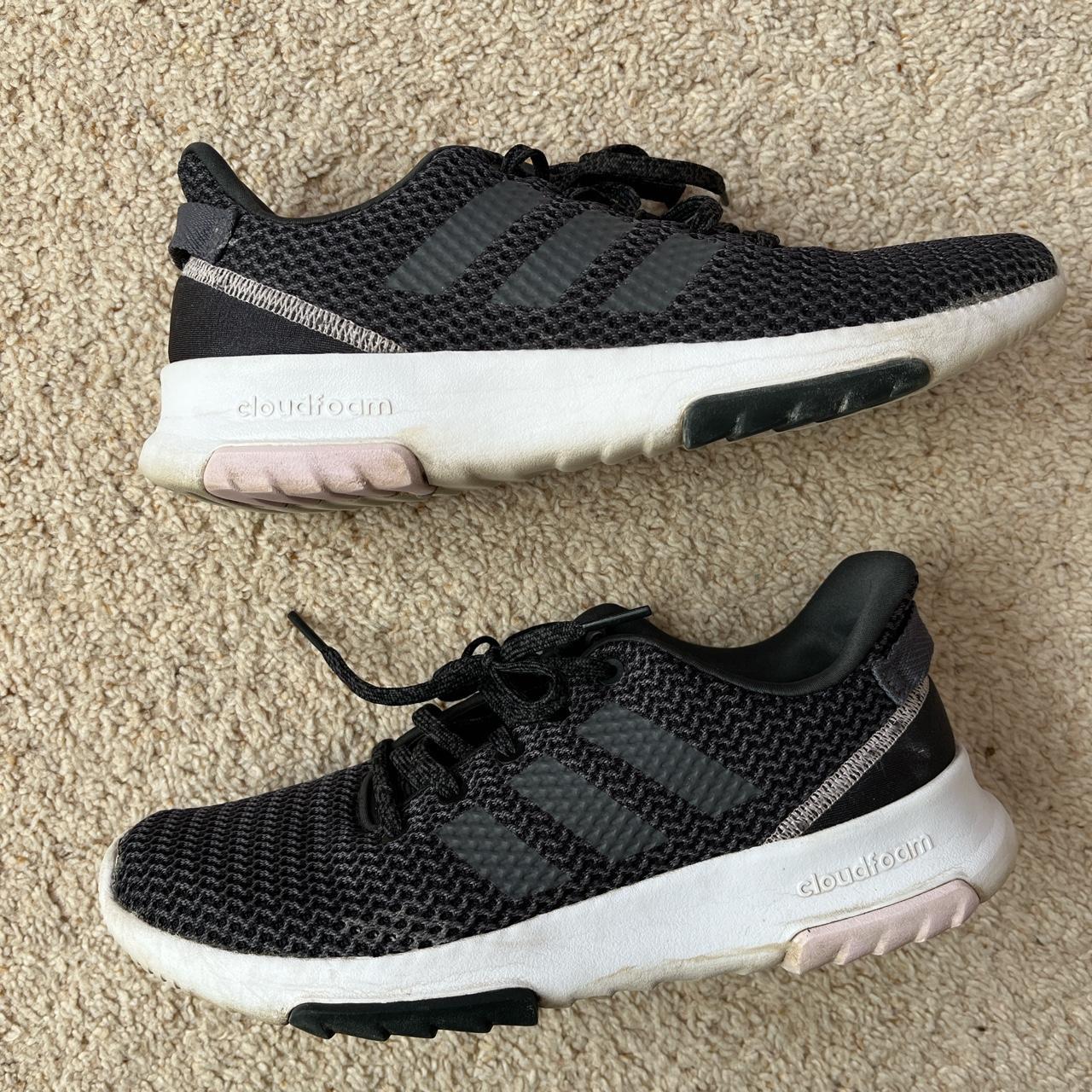 Adidas ortholite float cloud foam black trainers. Depop