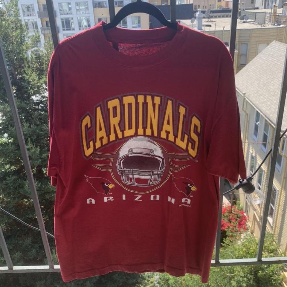 Arizona Cardinals Shirt Size Large L Red White Tee - Depop