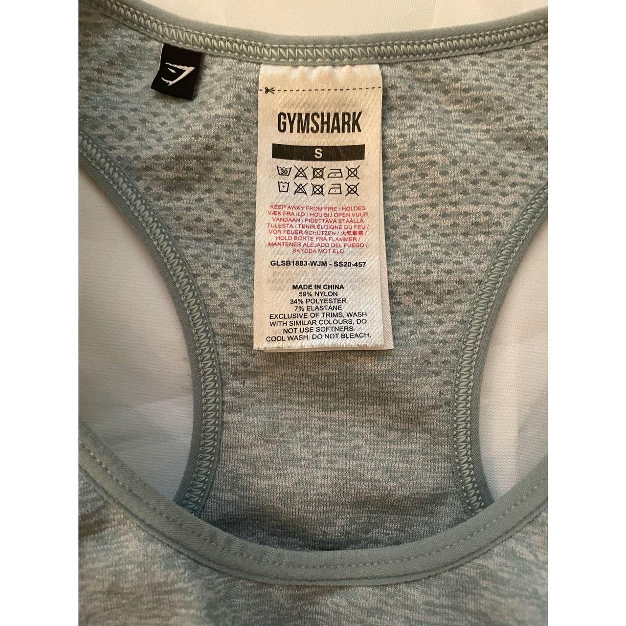 Gymshark Vital Seamless Sports Bra Light Blue Small Depop