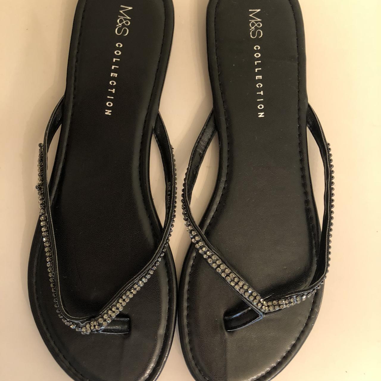 M&s discount black sandals