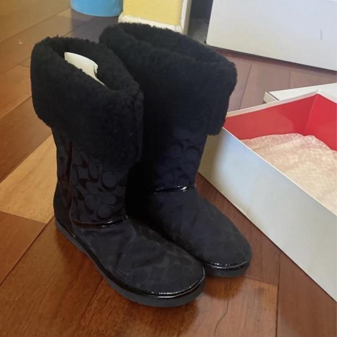 coach winter boots size 9