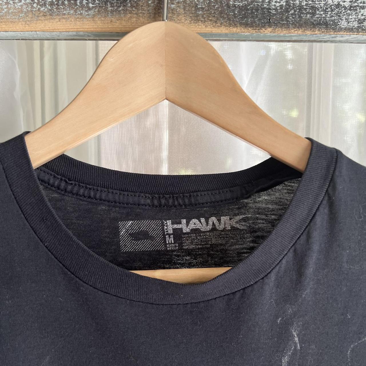 Hawke & Co. Women's Grey and Black T-shirt (2)