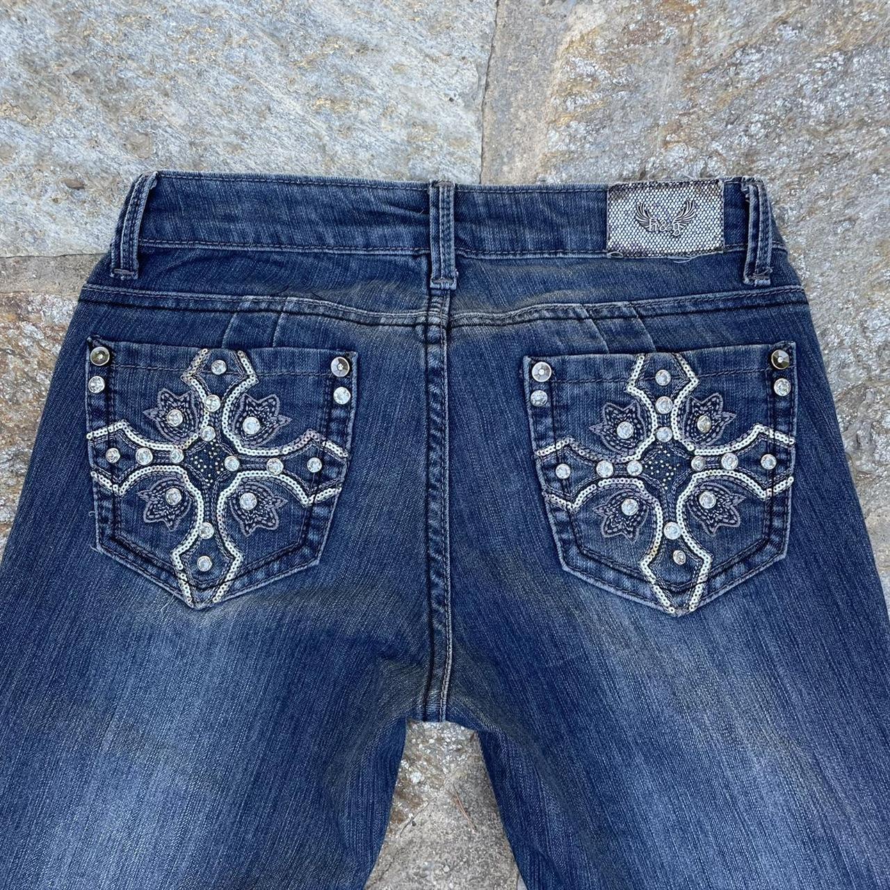 Angels Women's Blue Jeans | Depop