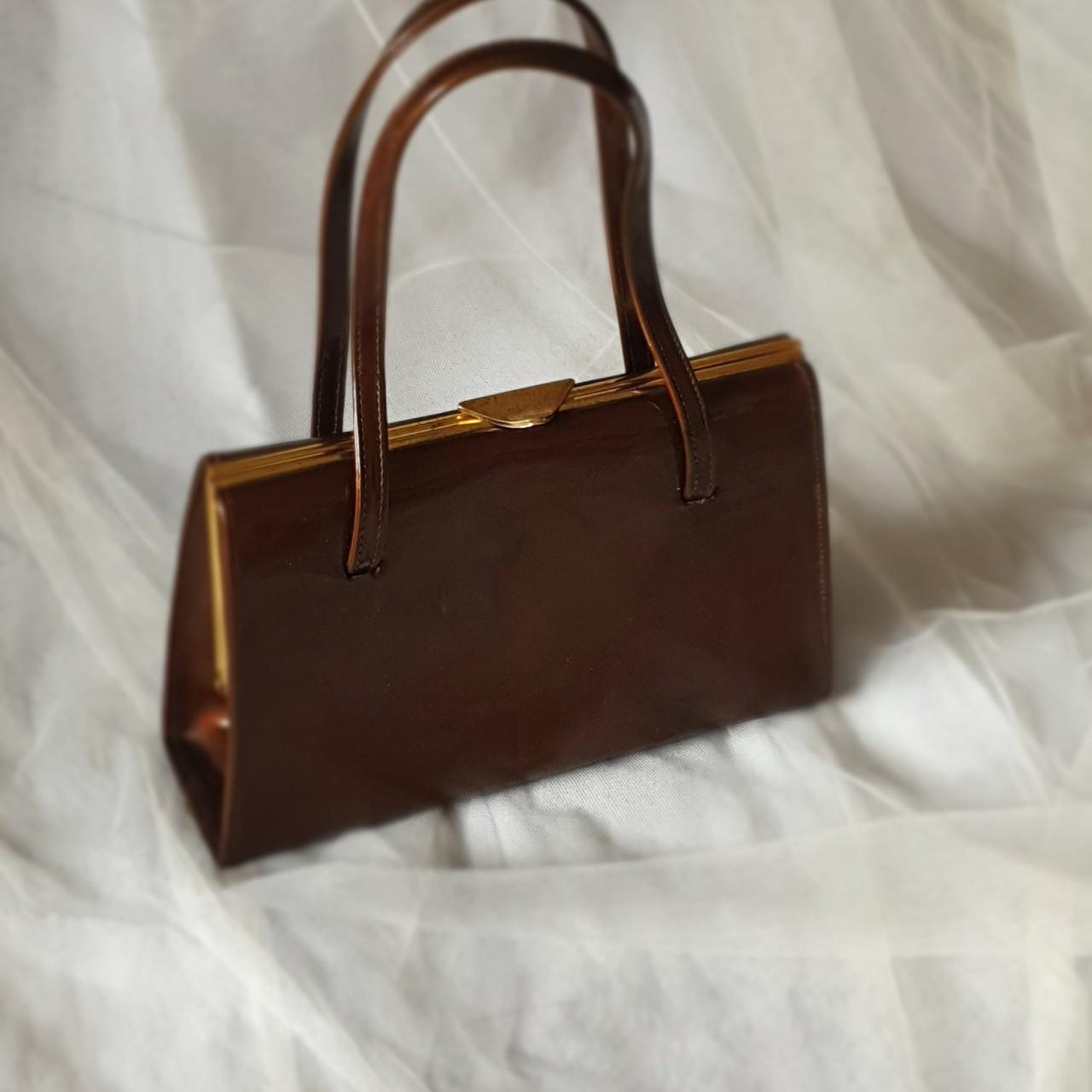Elbief England Vintage Gilt Frame Handbag Bag