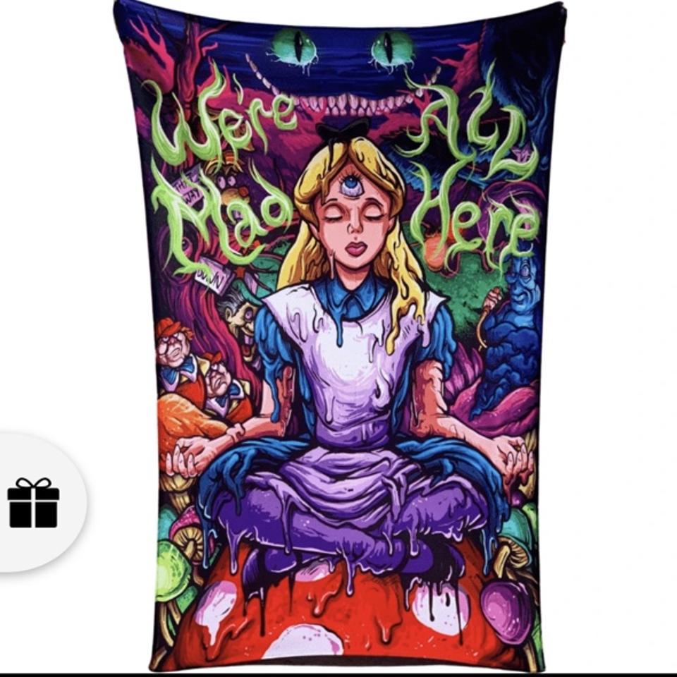 Alice in best sale wonderland trippy tapestry