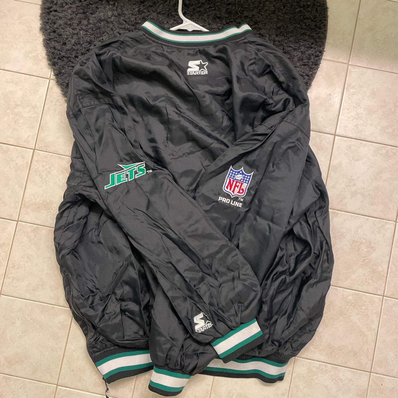 Vintage Jets Starter Jacket Great Condition No flaws - Depop