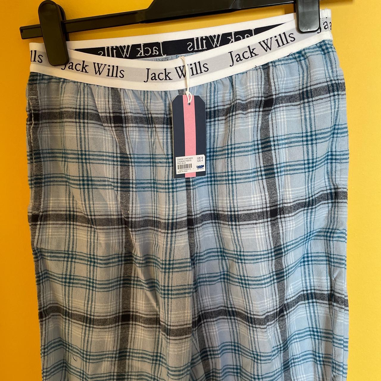 Jack Wills PJ bottoms Cassie Checked Lounge Pants... - Depop