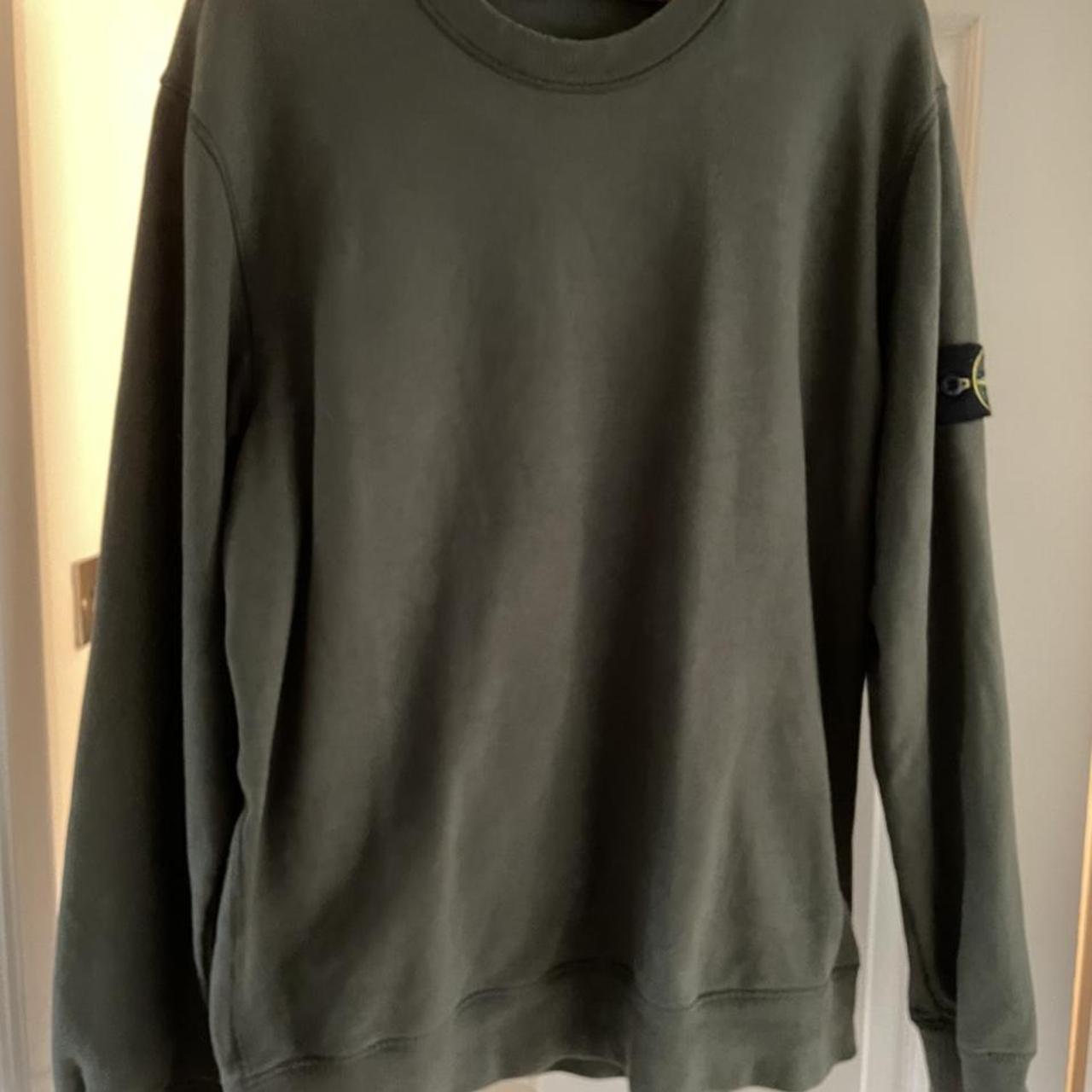 stone island jumper depop