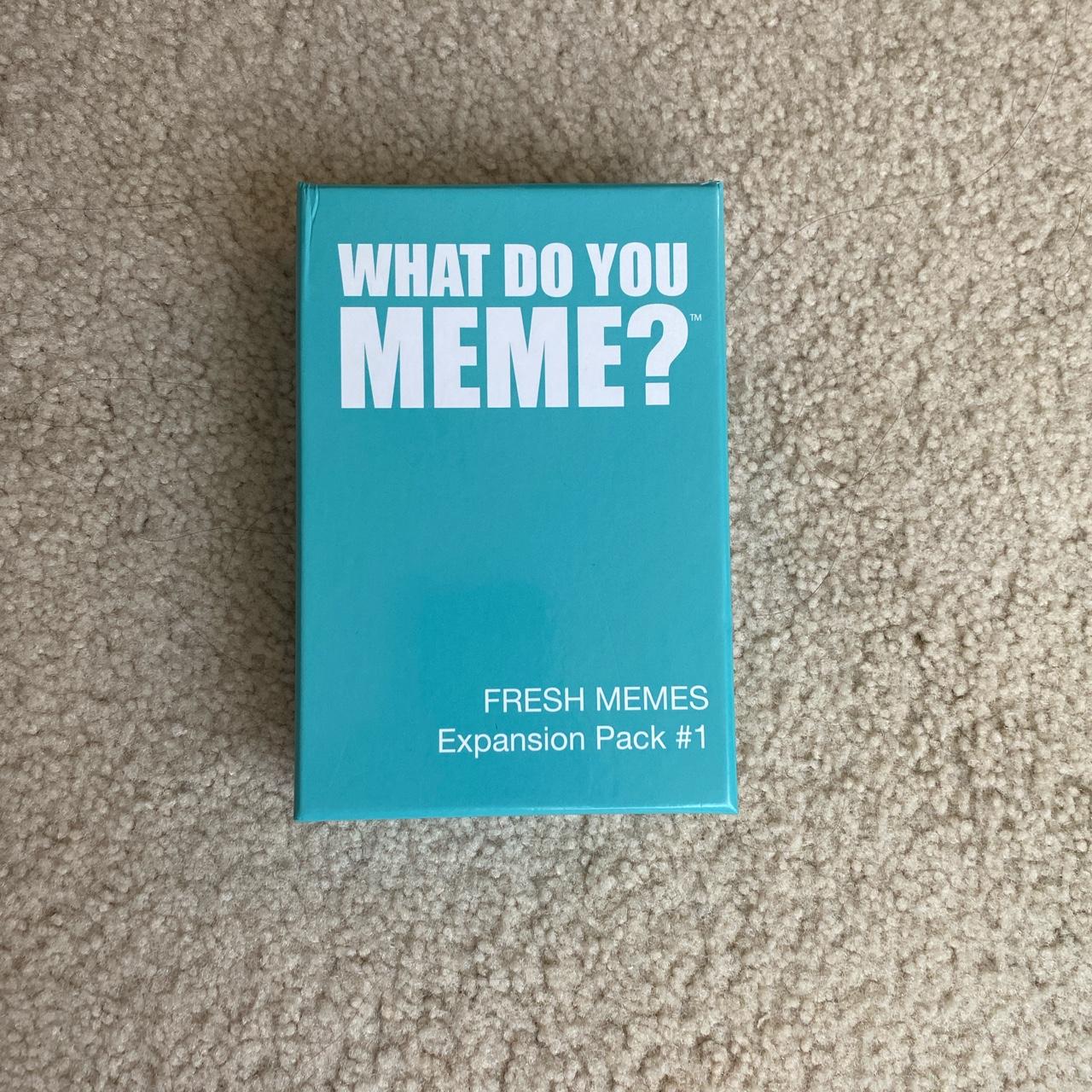 WHAT DO YOU MEME? Expansion pack 1 game Played once... Depop