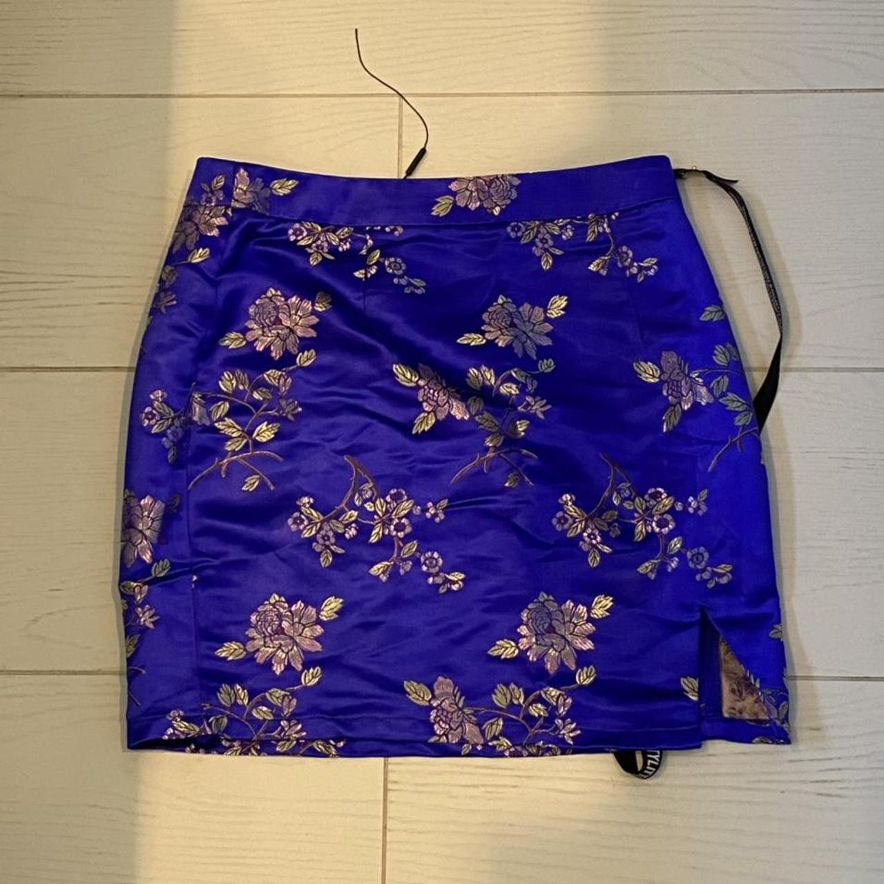 BRAND NEW PLT oriental patterned cobalt blue
