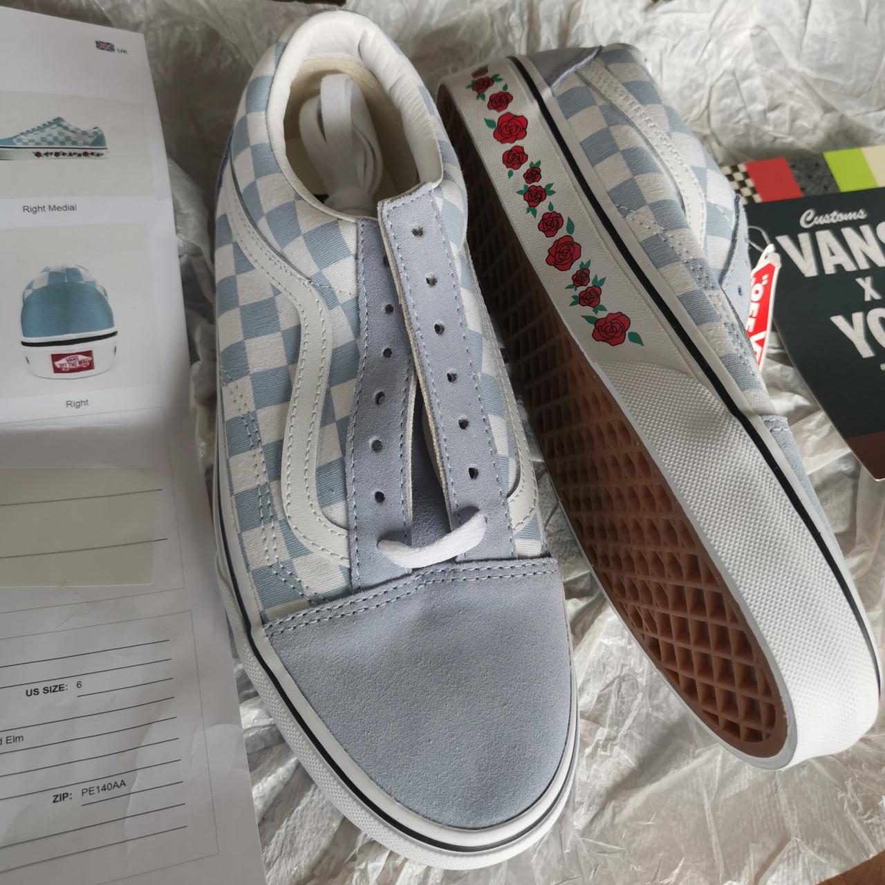 Vans on sale foxing checkers