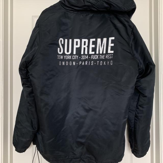 Supreme Satin Twill Pullover [FW14] — size Large —... - Depop