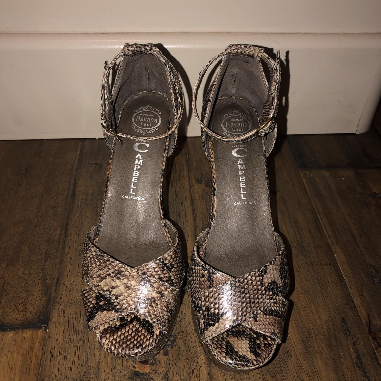 Jeffrey campbell 2025 snakeskin heels