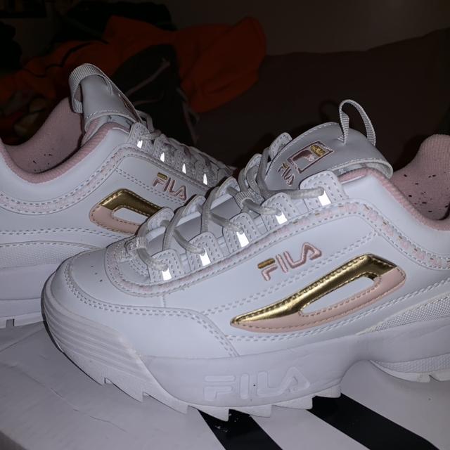 Fila disruptor ii women's rose gold sale