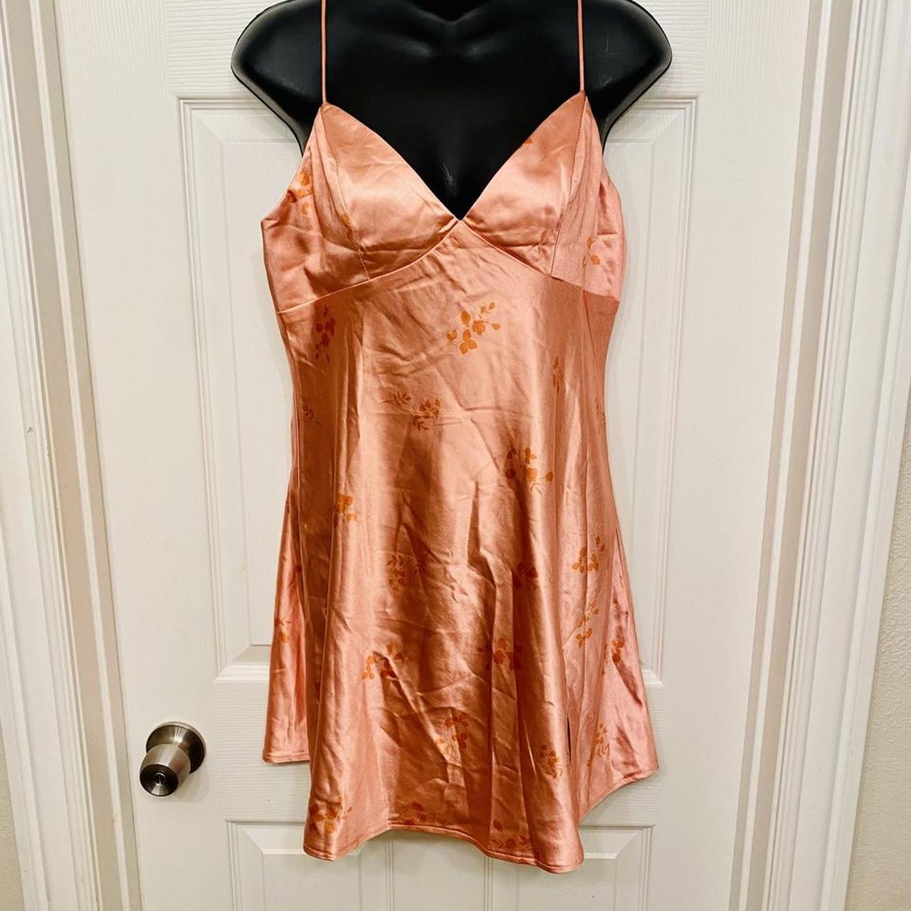 Princess Polly Women's Orange and Pink Dress Depop