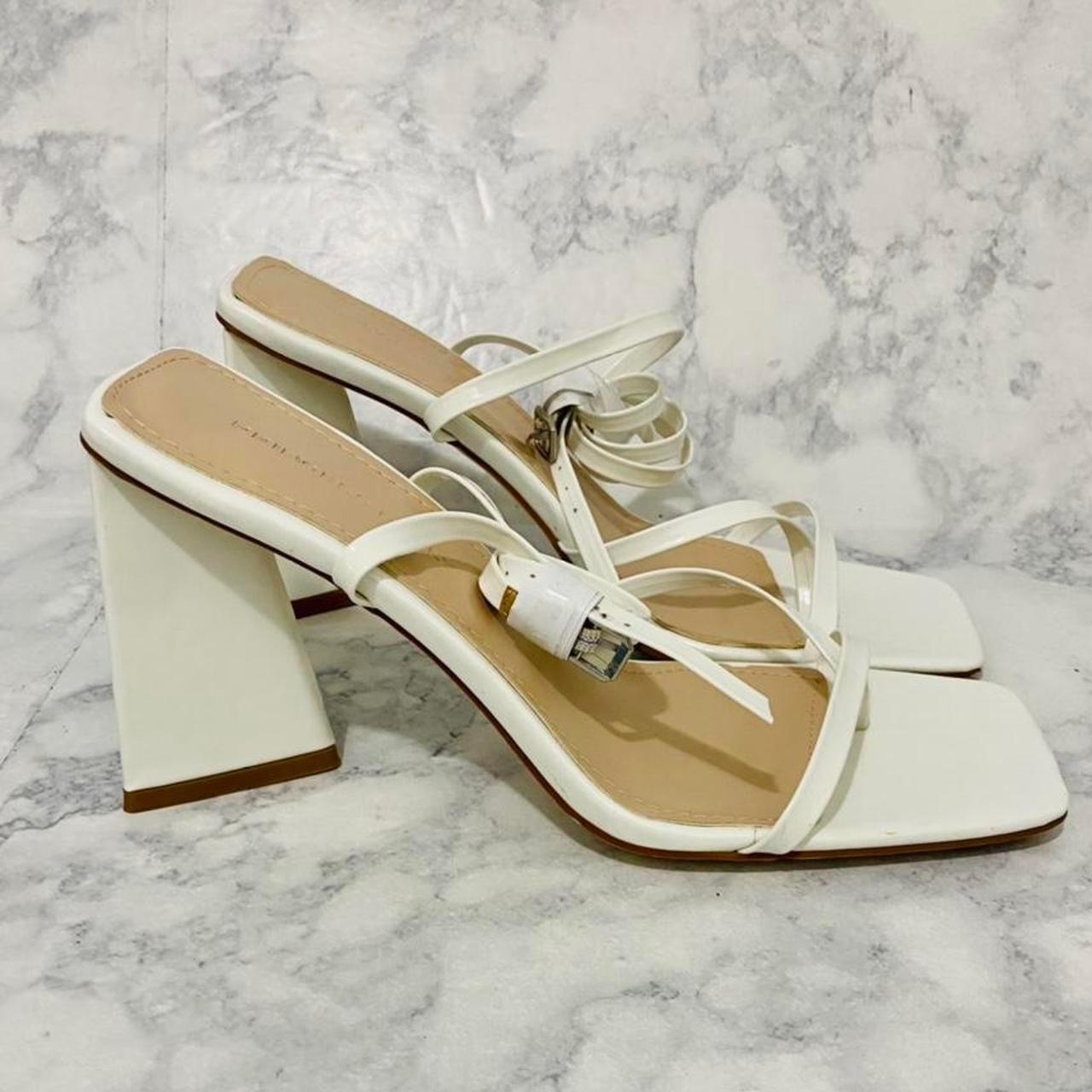 Princess Polly Odell Heels White Please Read Shop... Depop