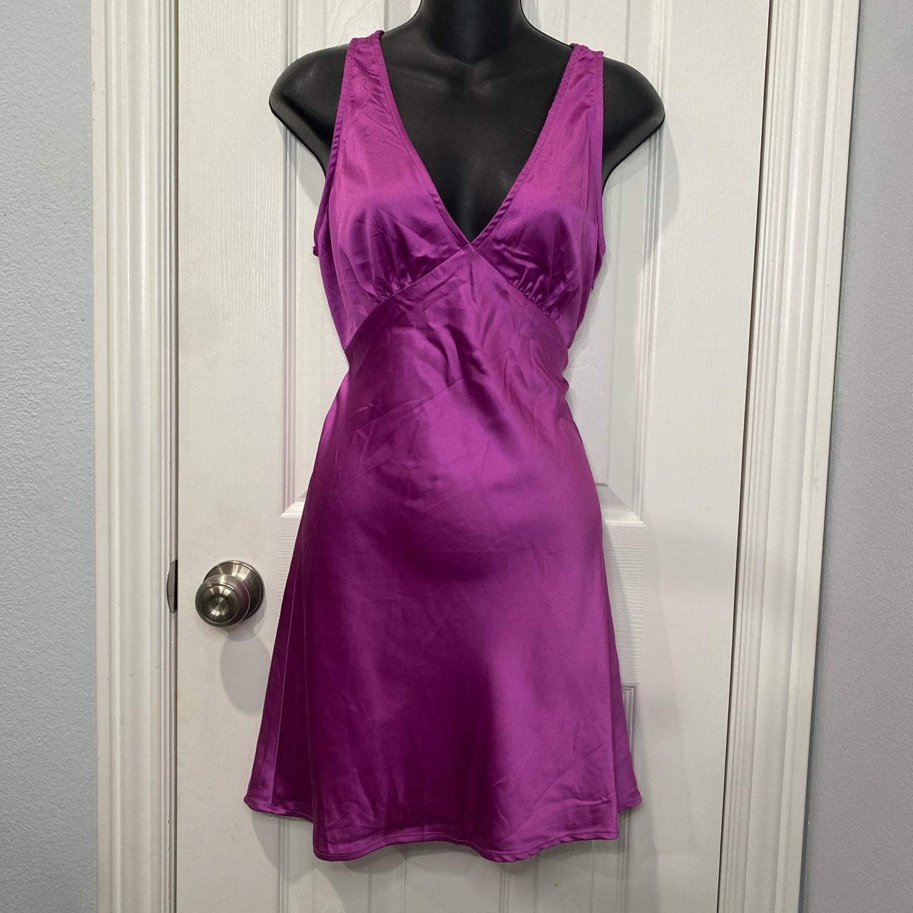 Princess Polly Women's Pink and Purple Dress Depop