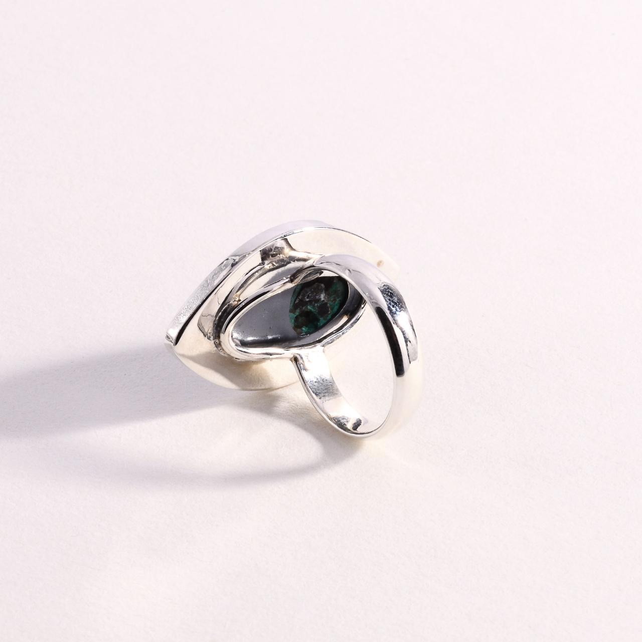 Product Image 4 - Sterling 925 Chrysocolla Ring

Sterling Silver

Size