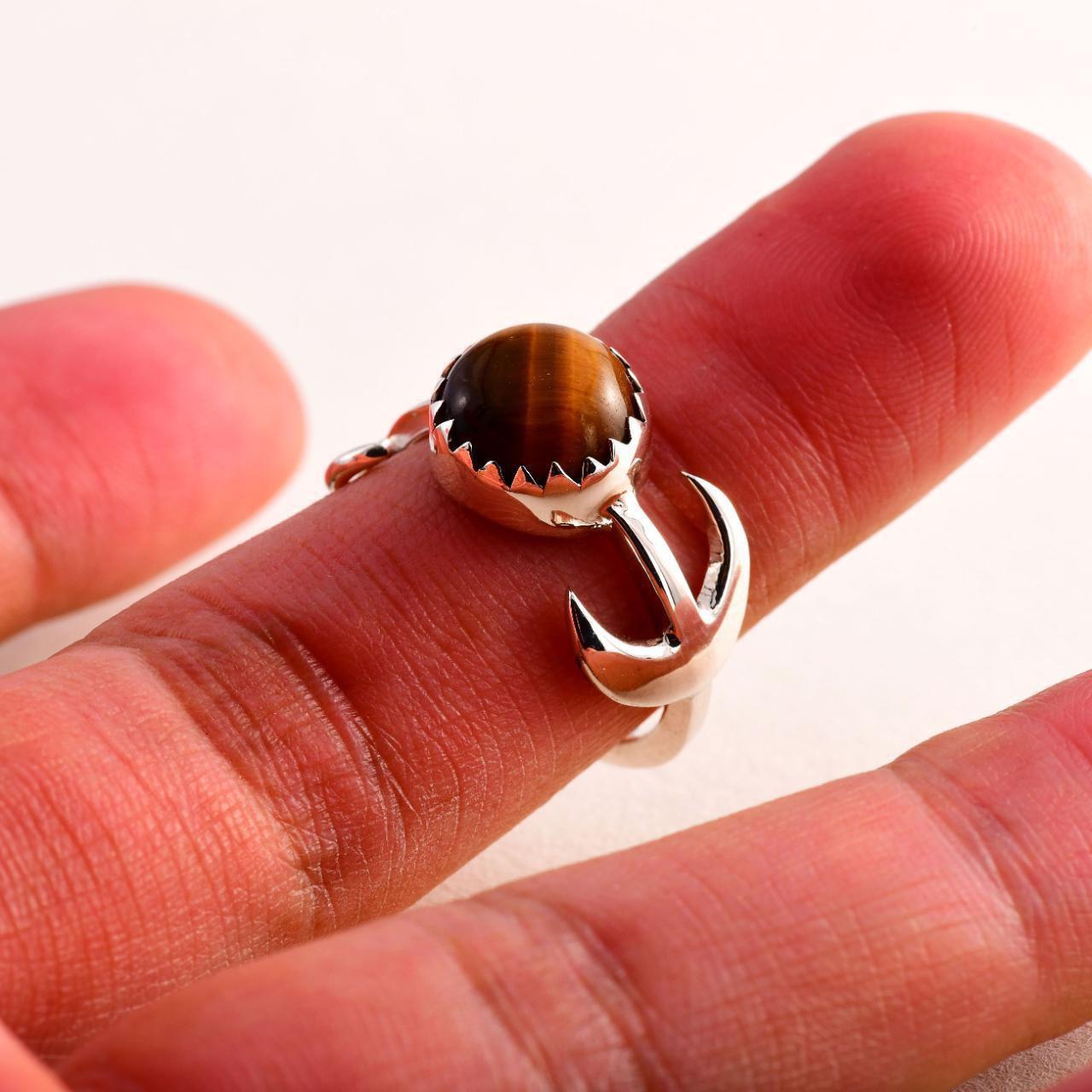 Product Image 4 - Sterling 925 Tigers Eye Ring

Size