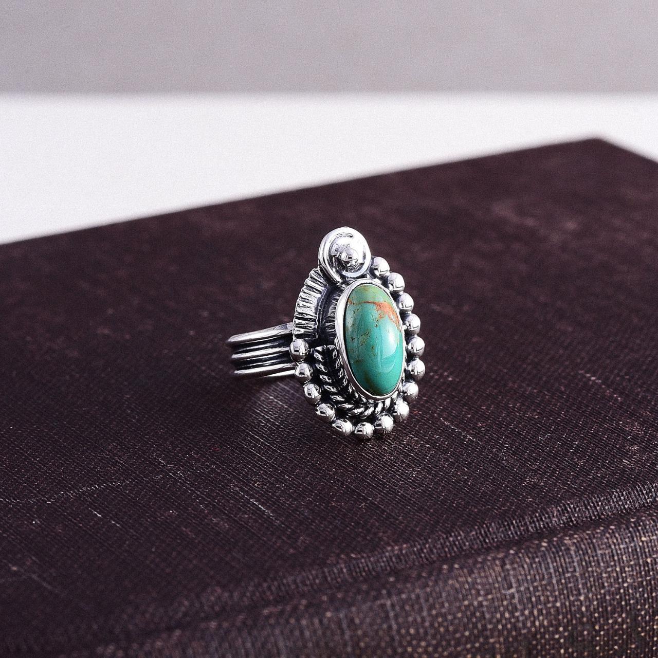 Product Image 1 - Sterling 925 Turquoise Ring

Sterling Silver

Size