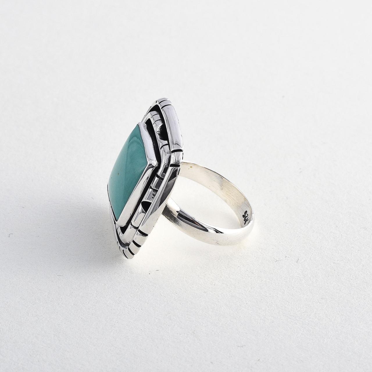 Product Image 3 - Sterling 925 Large Turquoise Ring

Sterling