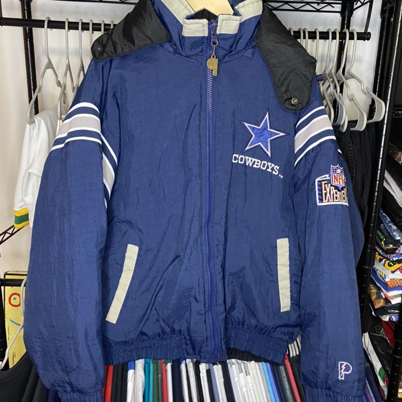 Dallas Cowboys Jacket Starter Jacket Football Nfl Jacket 90s Streetwear  Jacket Sports Black Blue Zip Up 1990s Vintage Retro Medium Large