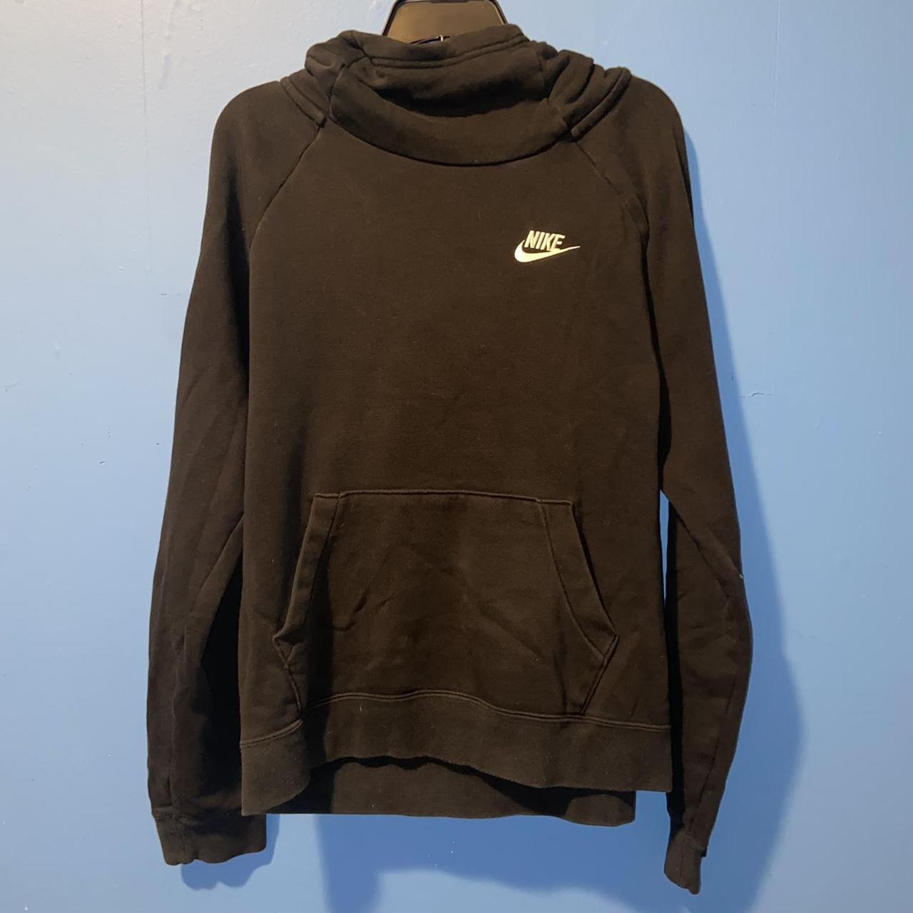 nike mock neck hoodie