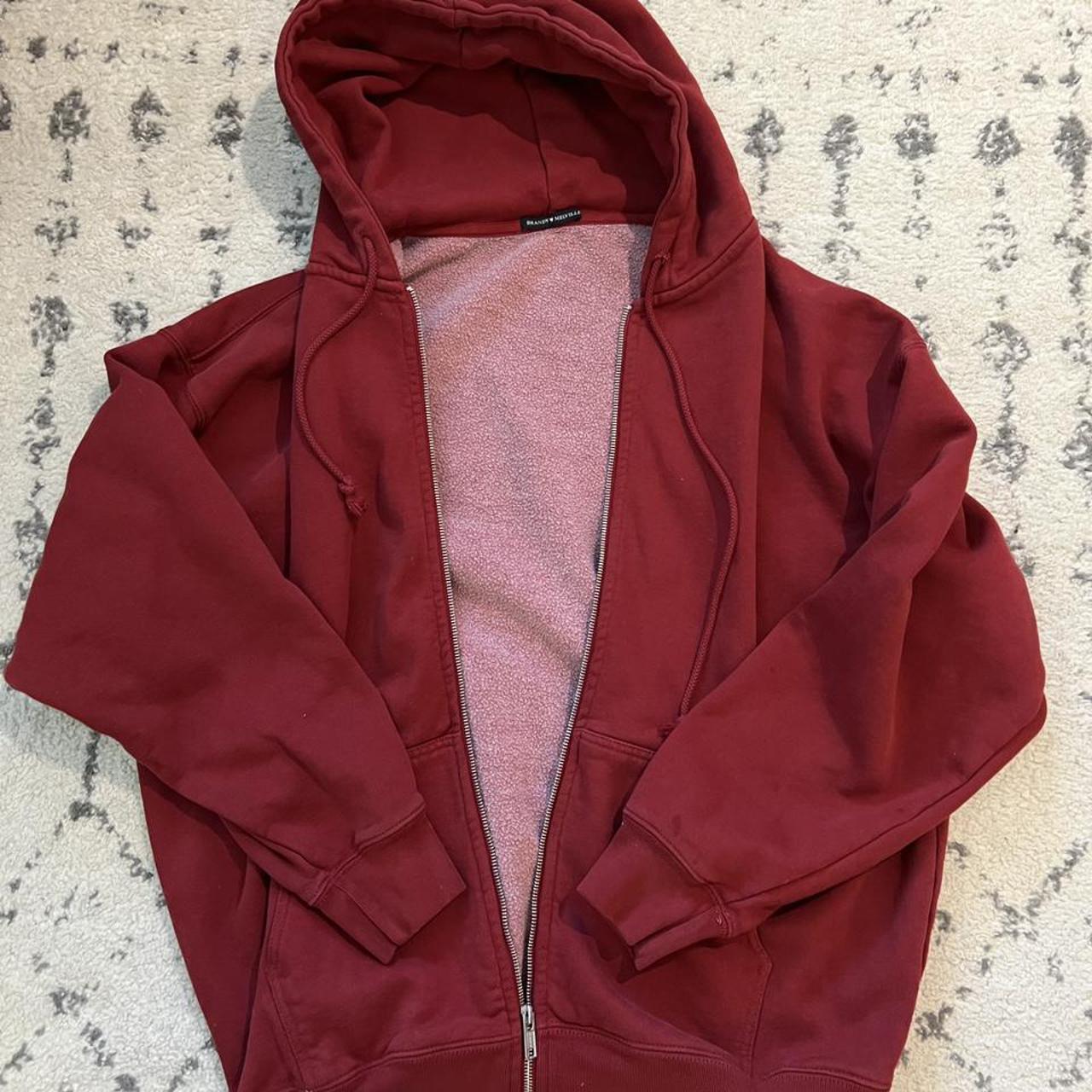 brandy red christy oversized not worn, barely... Depop