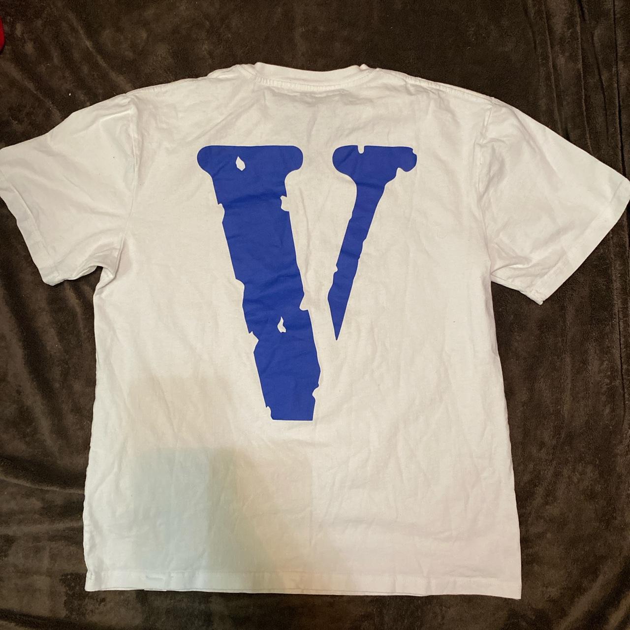 vlone, vlone friends tee, used sized XL, white and...