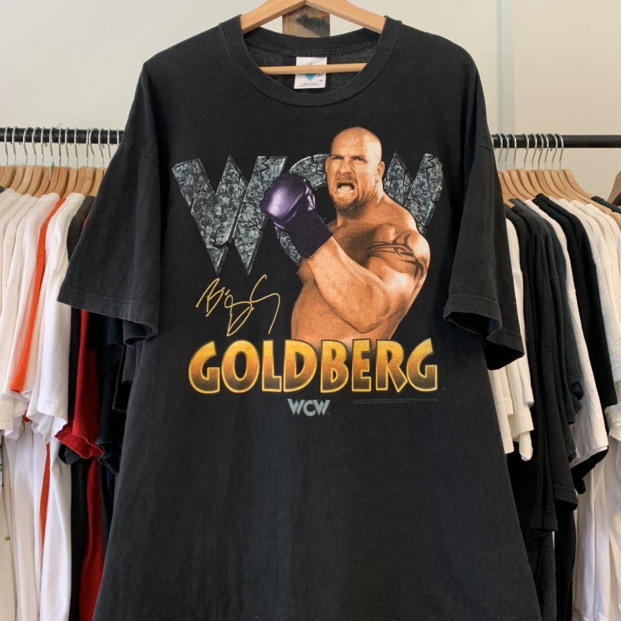 1998 GOLDBERG WCW tee Please read Size XL. 24.5 X... - Depop