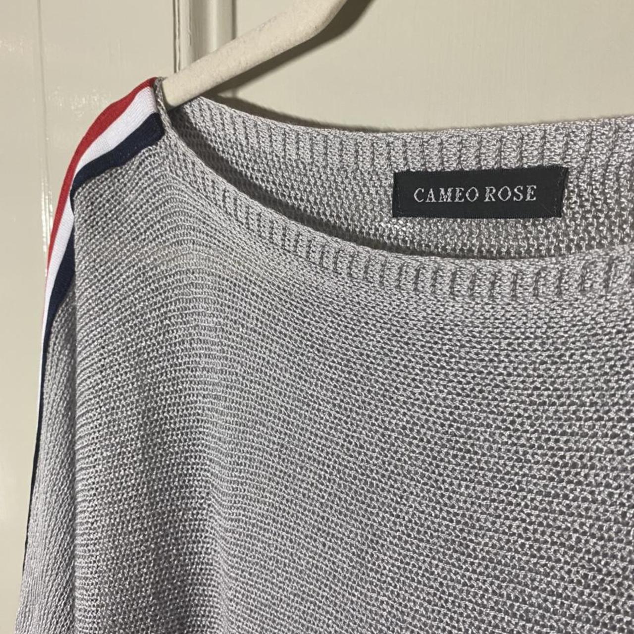 Cameo rose 2024 grey jumper