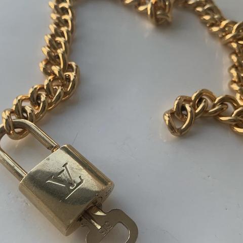 Silver Louis Vuitton Lock & Key •Silver (Palladium) - Depop
