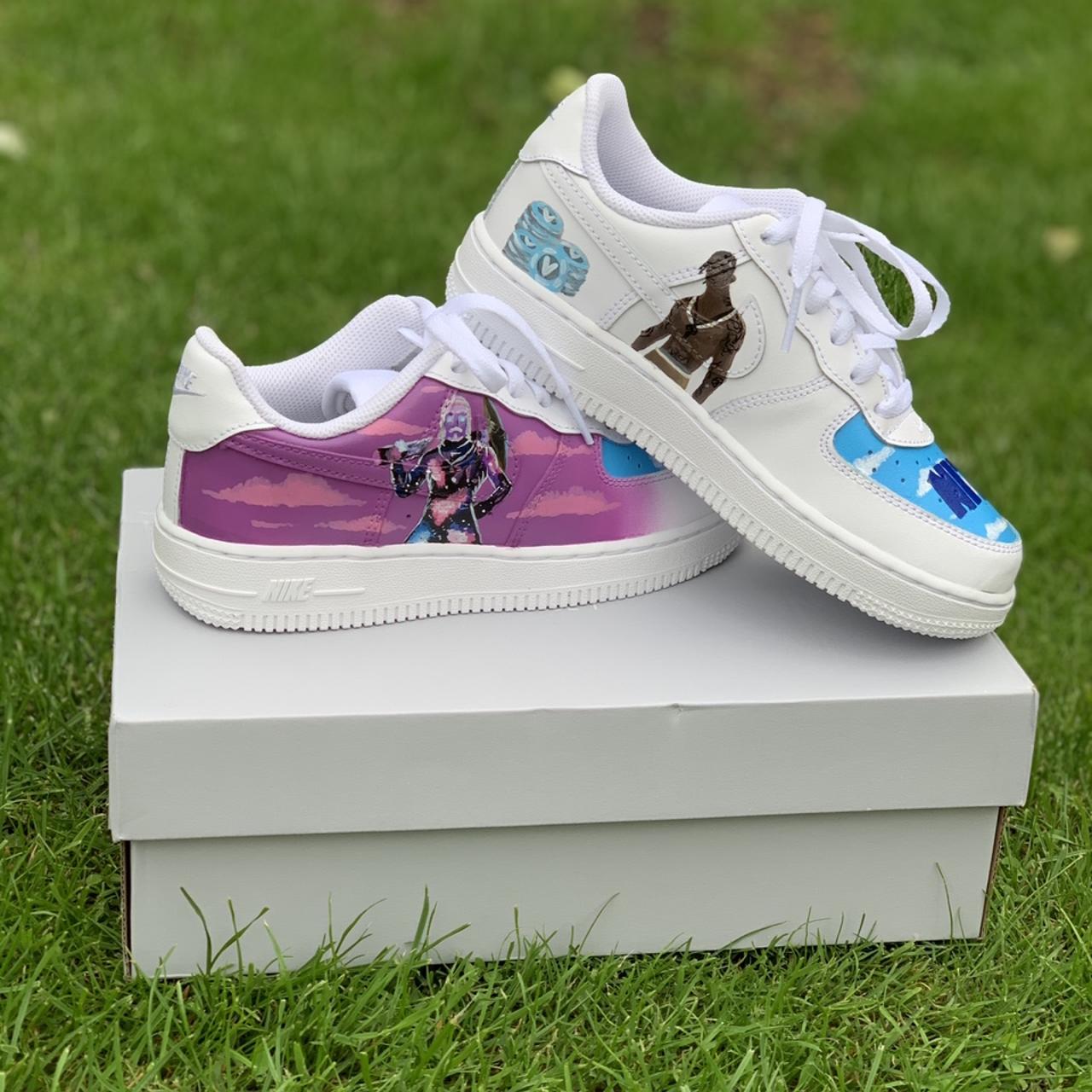 Hand Painted Shoes Fortnite Shoes Vans Fortnite Custom Air Force