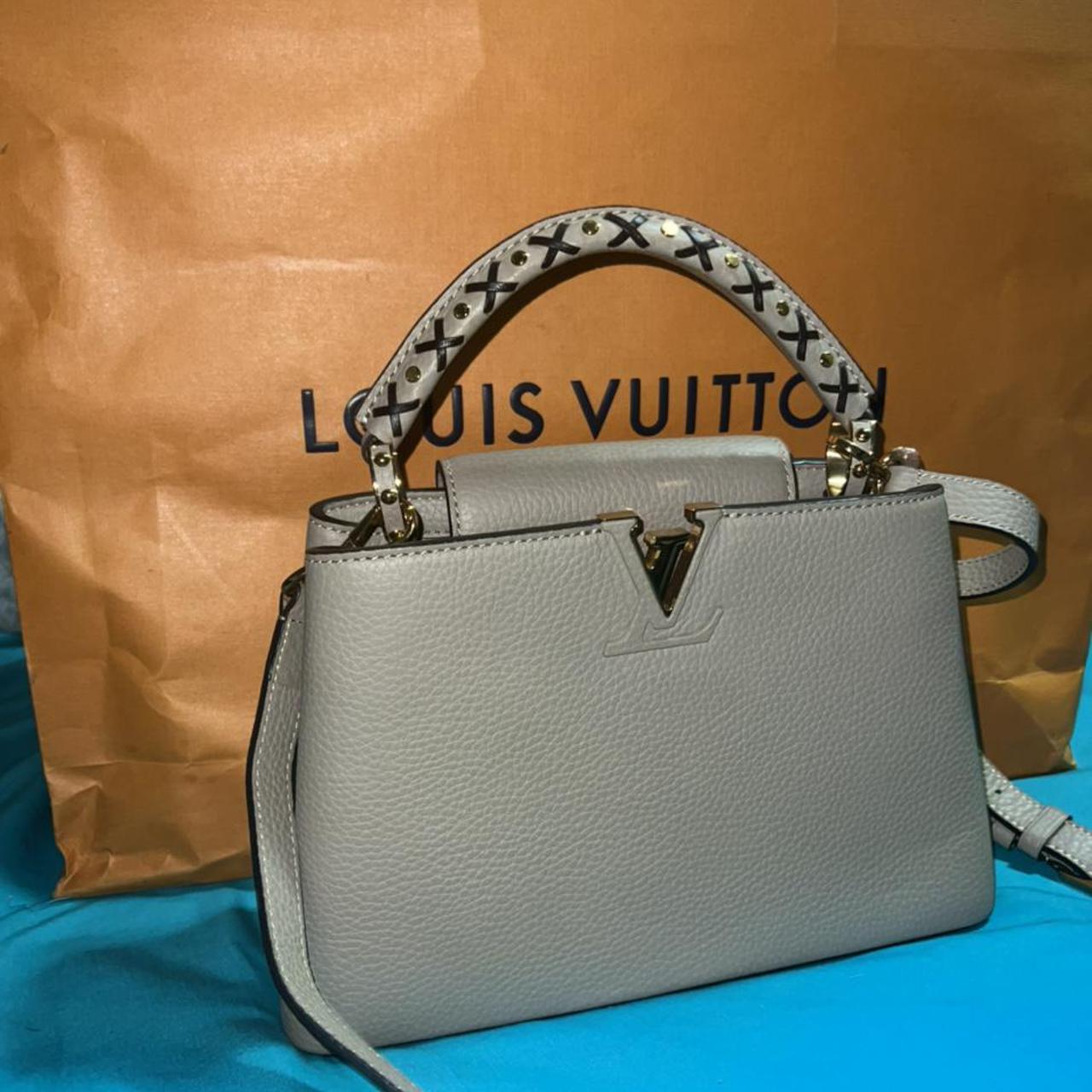 Louis Vuitton Capucines tote bag Lime - Depop