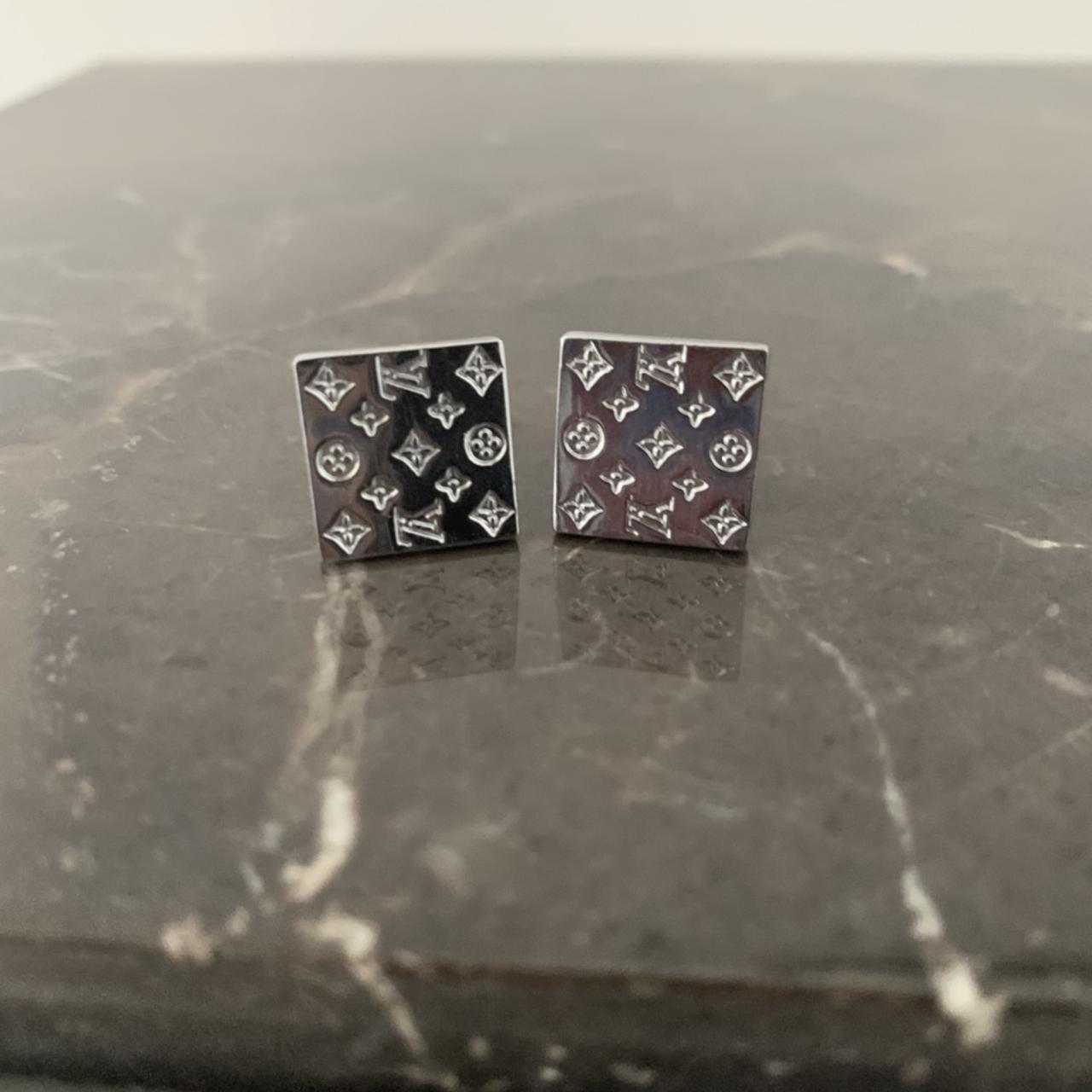 Vintage Louis Vuitton cufflinks in perfect | Depop
