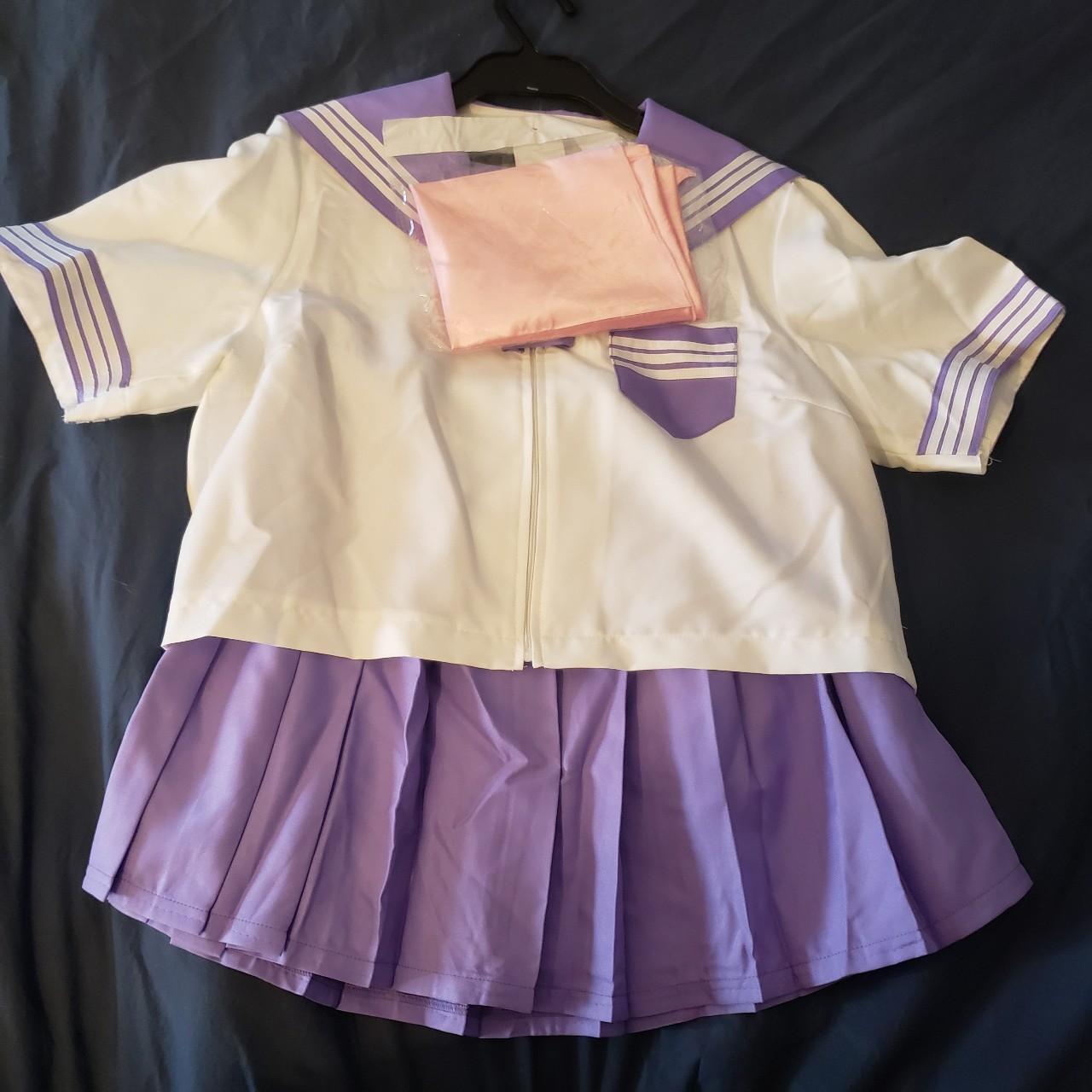 Never Used Pastel Bodyline Sailor Uniform With Chest... - Depop