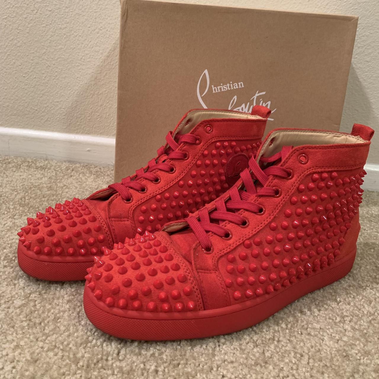 Christian Louboutin Mens Shoes Spikes  Spike Louis Vuitton Red Bottoms Mens  - Luxury - Aliexpress