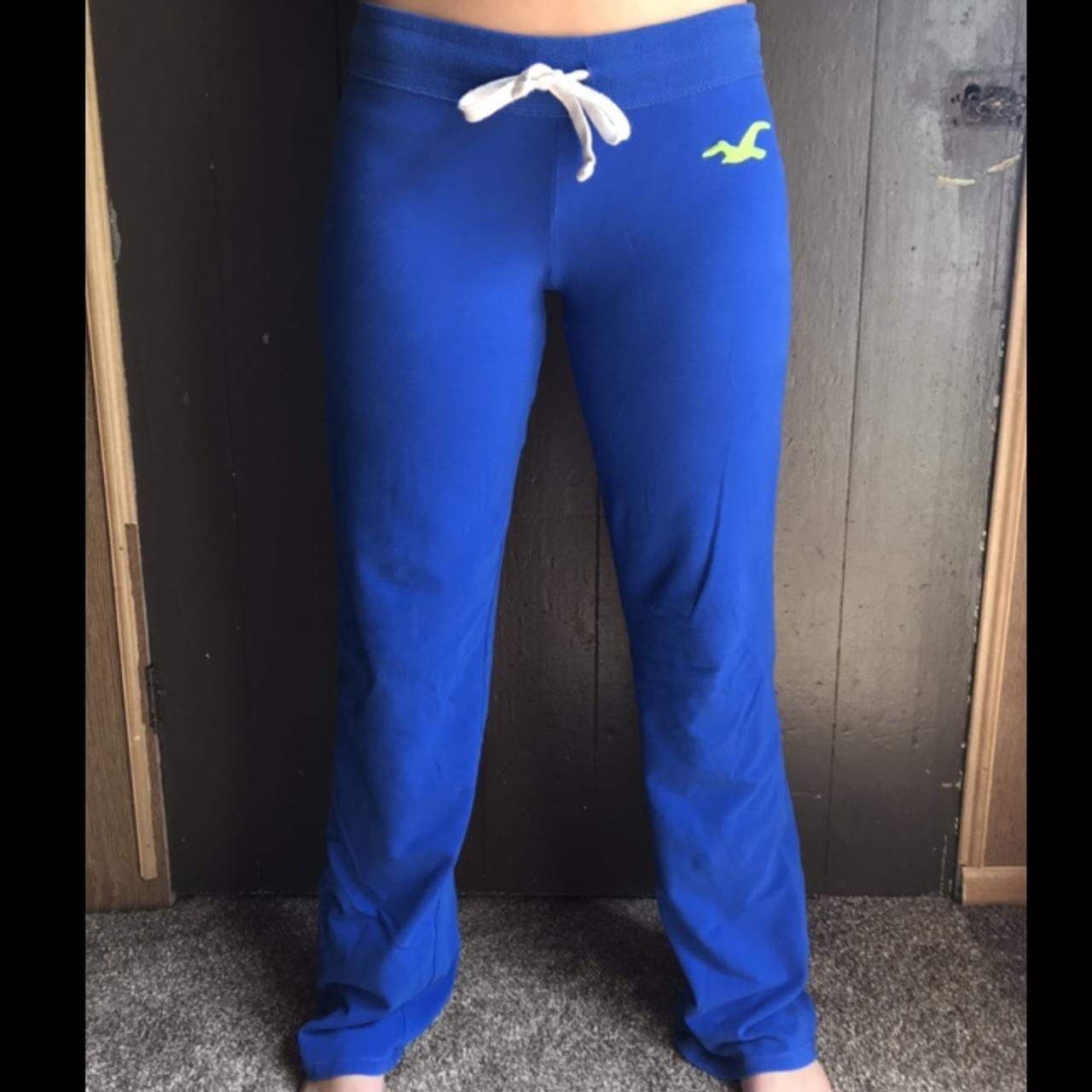 blue Hollister sweatpants! 💙 in very good condition - Depop
