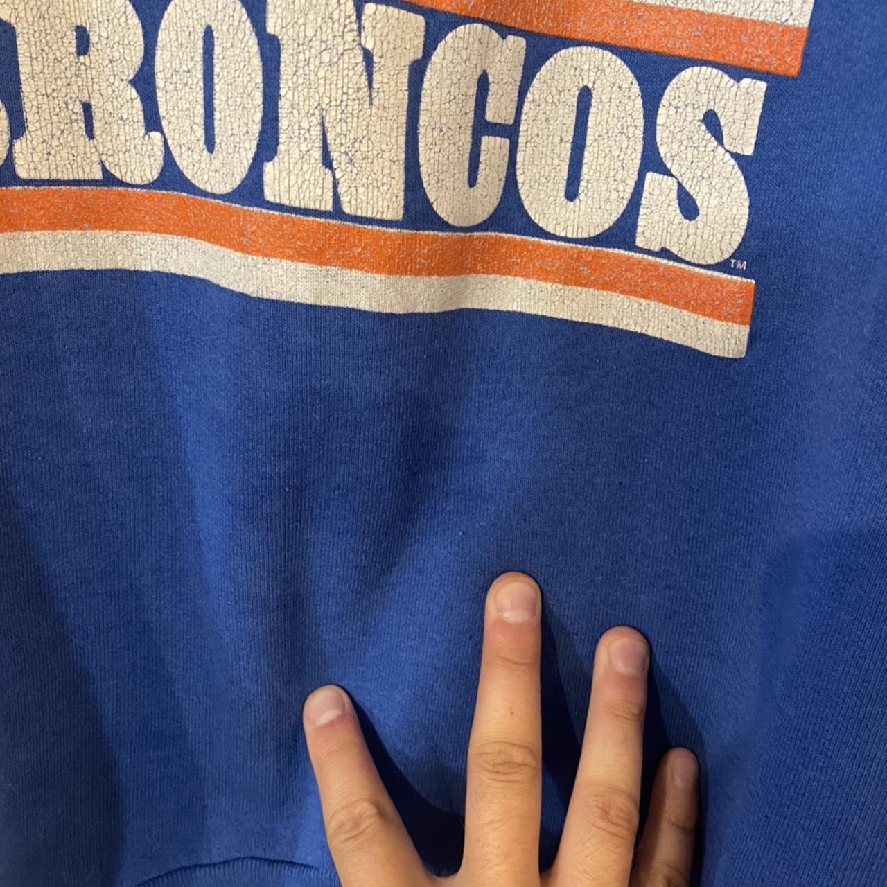 Vintage Denver Broncos sweatshirt 23 width 23 - Depop