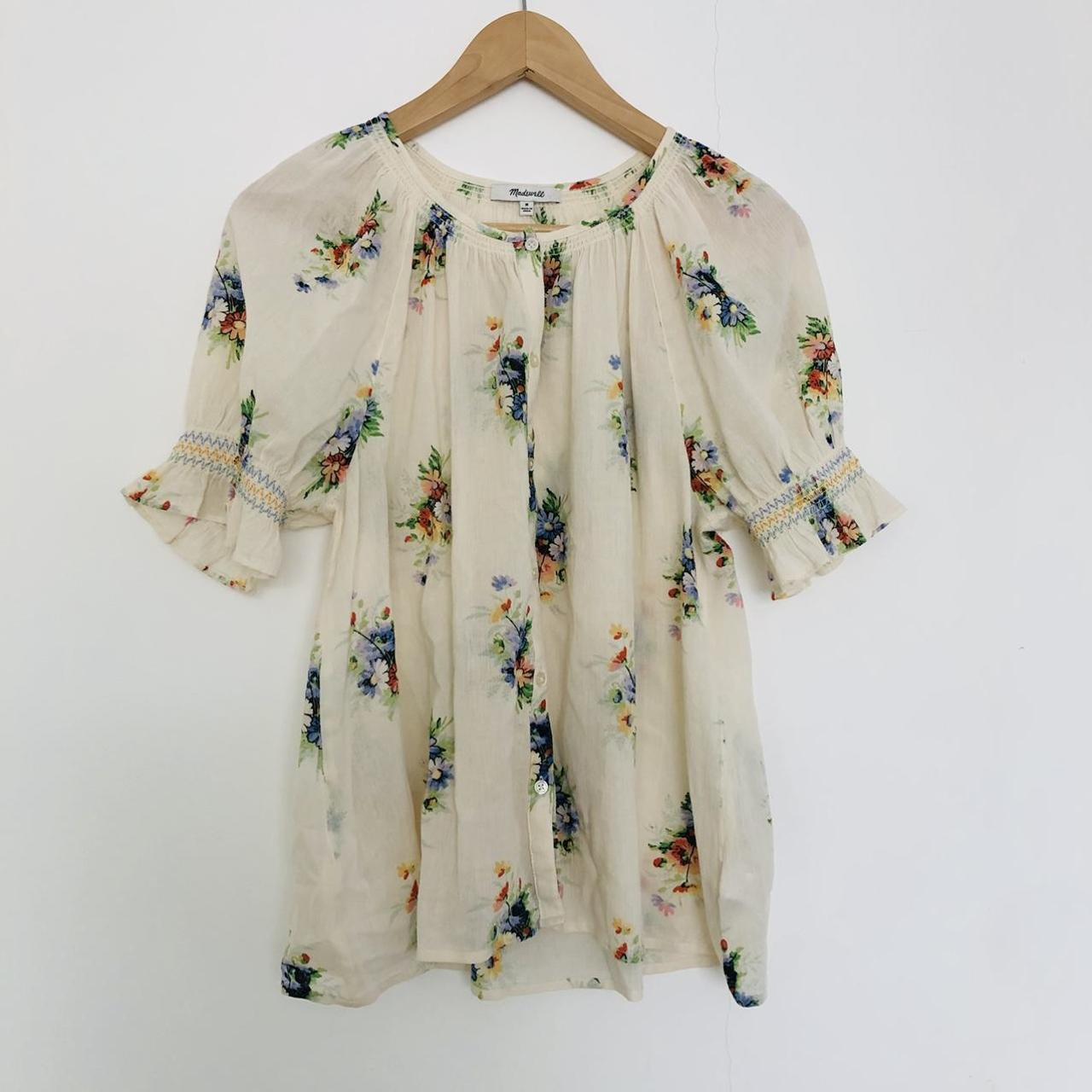 Madewell Women's Blouse | Depop