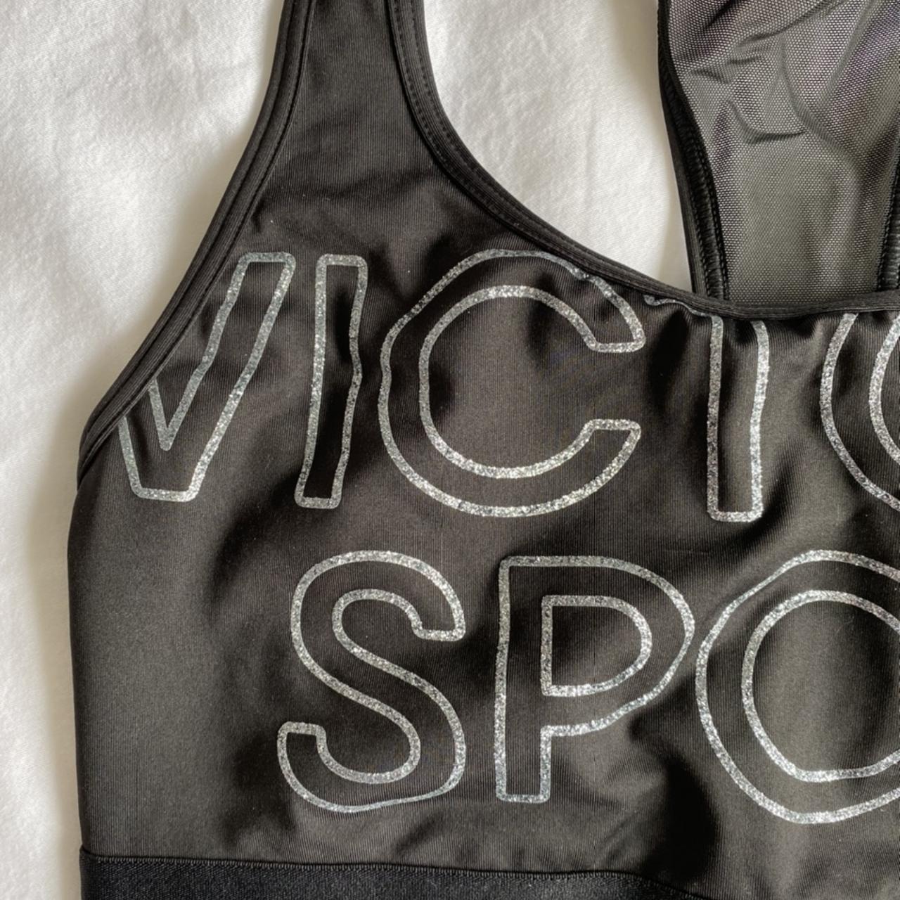 Glitter Black Sports Bra