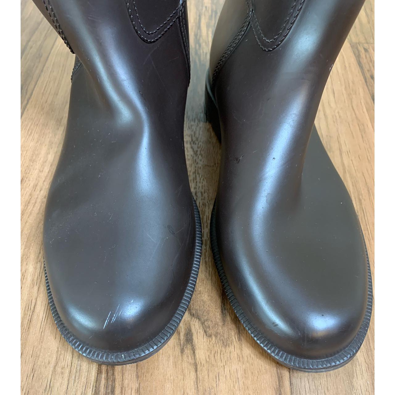 Banana Republic brown rain boots Good condition