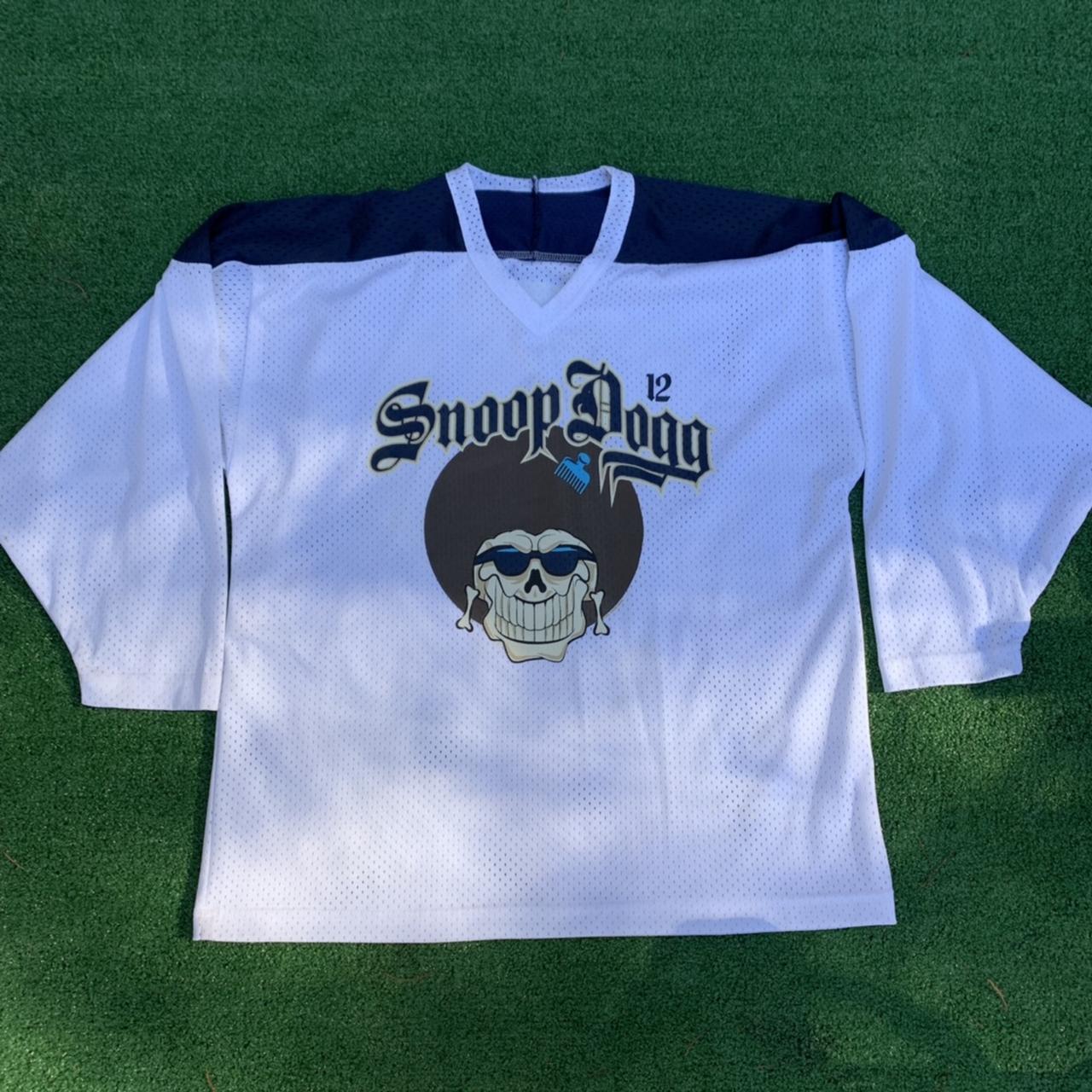 Vintage Snoop Doggy Dog hockey jersey. One size fits - Depop
