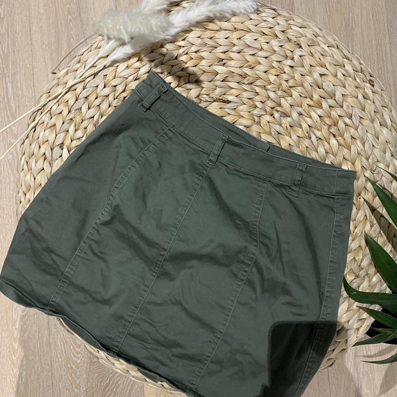 Forever 21 Women's Khaki Skirt Depop