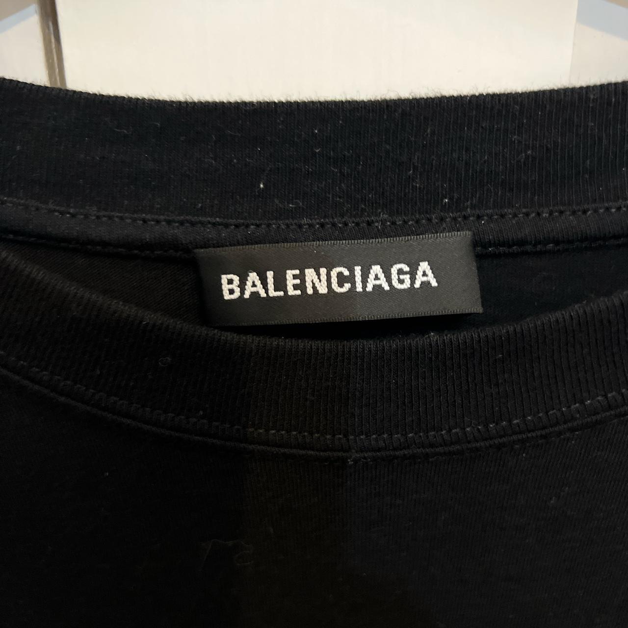 Balenciaga Men's Black T-shirt | Depop